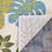 Stowthewold Floral Ivory Fern Green Handmade Indoor Outdoor Area Rug-511113211