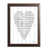 Cadre brun