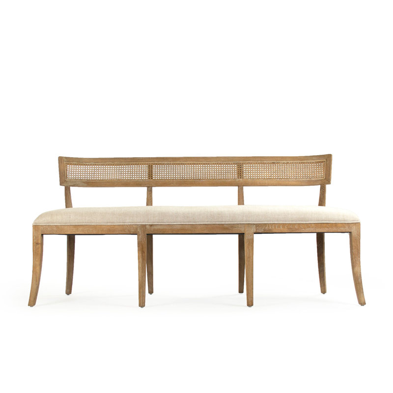 Embla Cane Back Bench