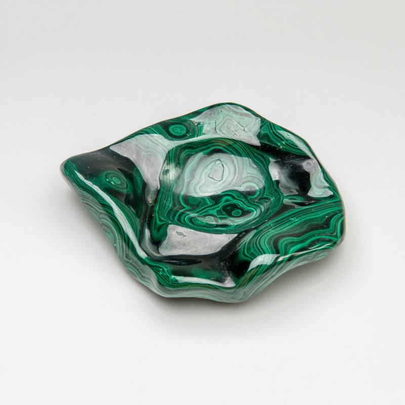Genuine Polished Malachite Bowl (1.4 Lbs)