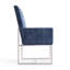 Chaise de salle à manger bleue-1134924265
