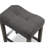 Ereka Button Tufted Counter Height Saddle Stool-1717196491-1717196490