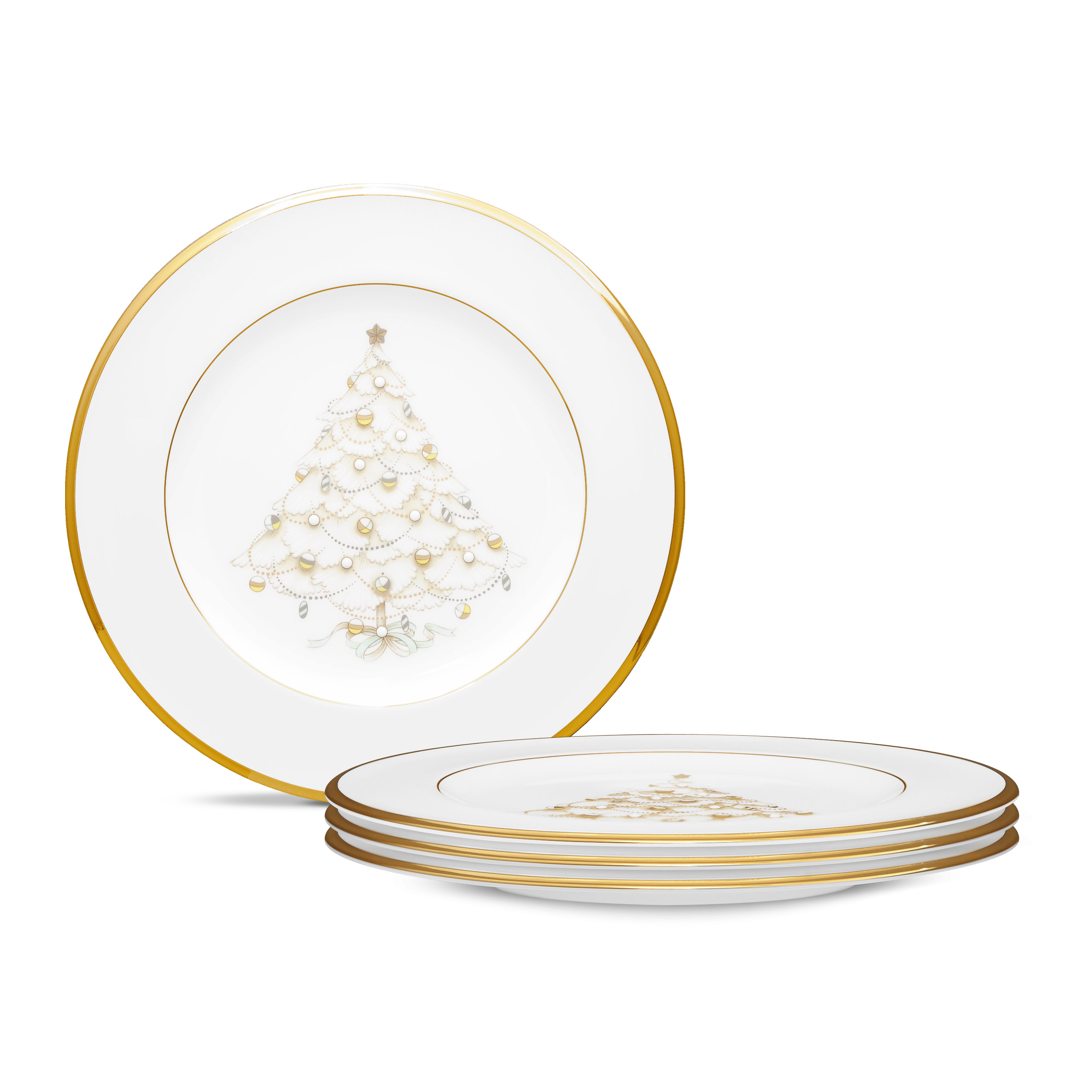 Noritake Palace Christmas 8.5" Holiday Accent Plates & Reviews | Wayfair