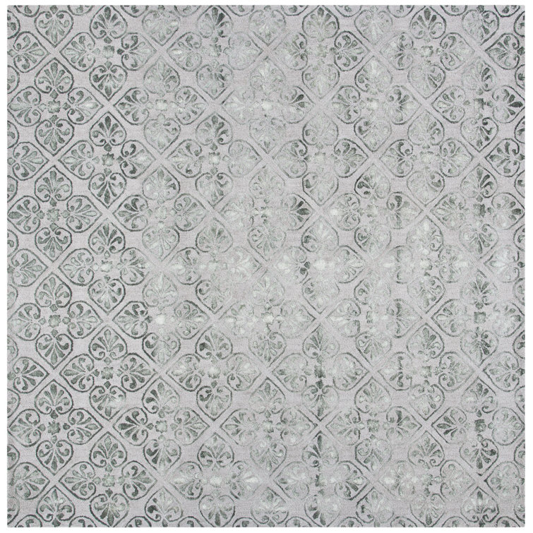 Oakton Hand Tufted Wool Floral Rug