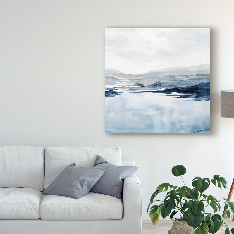 « terni horizon ii », reproduction de peinture à l’acrylique sur toile tendue, H 14 po x l 14 po x P 2 po