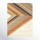 Chevron Handmade Tufted Wool Brown/Beige Area Rug
