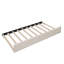 Grand lit avec lit gigogne simple beige et cadre décoratif pour chambre à coucher-972979542