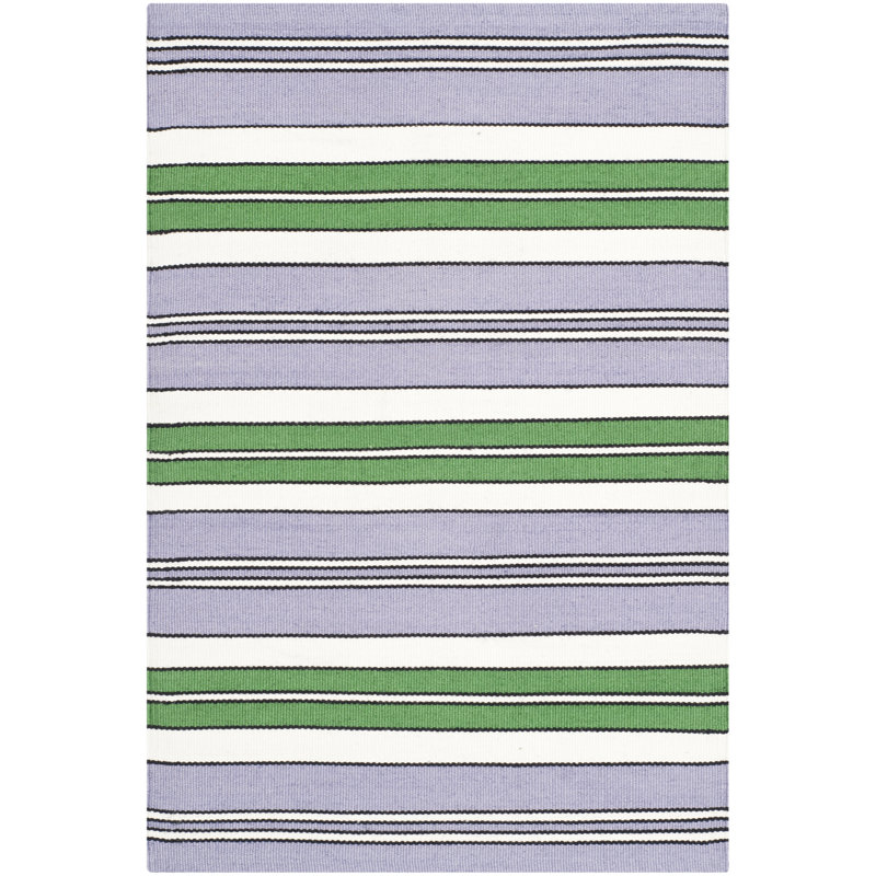 Tapis lilas en polyester tissé à plat Lauren Ralph Lauren, Rectangle 4 pi x 6 pi
