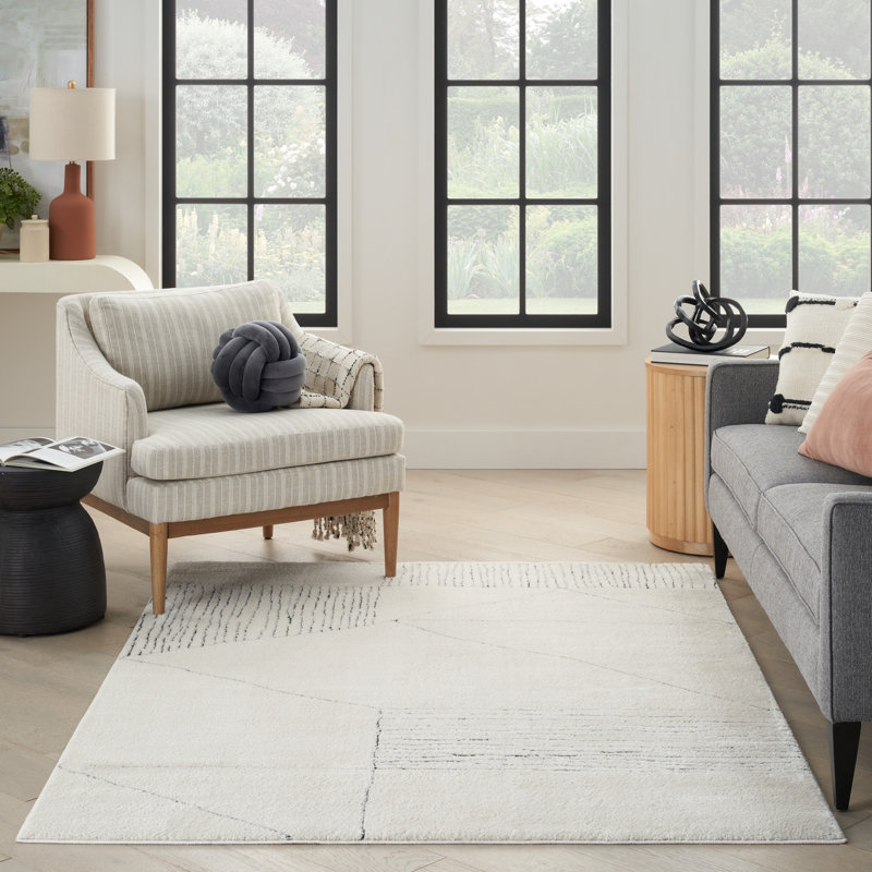 Abstract Indoor Rug, Rectangle 3'11" x 5'11"