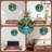 Waterfall Nature Clock Wall Decor  Serene Jungle Scene