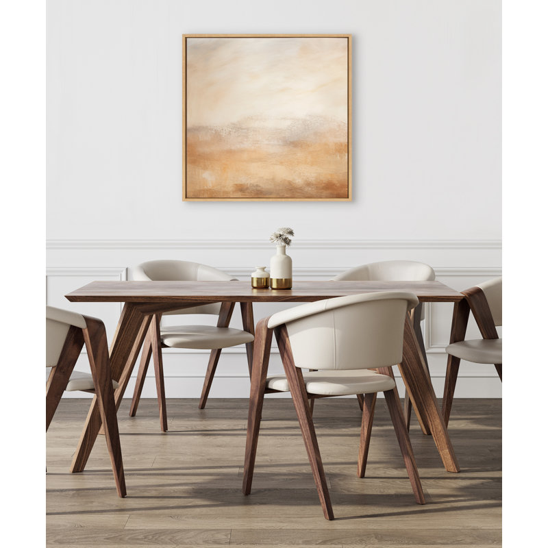 «Tonal Abstract» par The Creative Bunch Studio, reproduction d'art sur toile encadrée