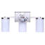 Éclairage pour meuble-lavabo 3 lumières Brunner, 21 pouces, finition nickel brossé avec verre opale-128727749-128727750-128727752