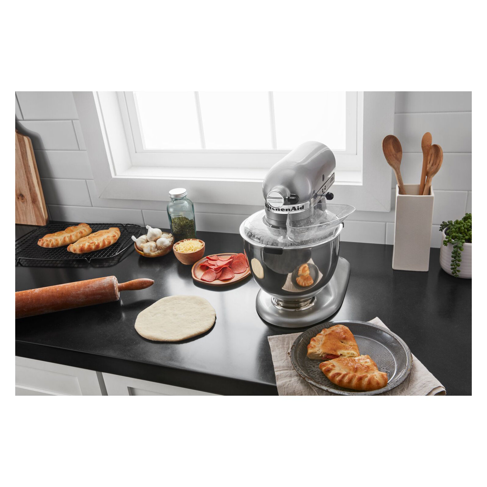 KitchenAid® Artisan® Series 5 Quart Tilt-Head Stand Mixer, Contour Silver