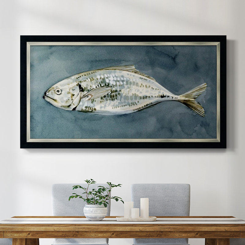 «Deep Sea Swimmer I», reproduction d'un seul cadre photo sur toile, H 25 po x l 45 po x P 2,5 po