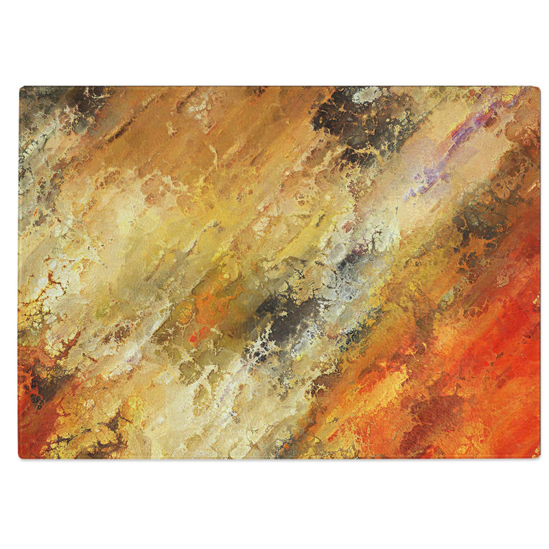 Glass Memories of The Same in Abstract Chopping Board, 28.5 cm W x 20 cm L
