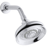 Fairfax 2.5 GPM Multifunction Wall-Mount Shower Head with Masterclean Spray Nozzle