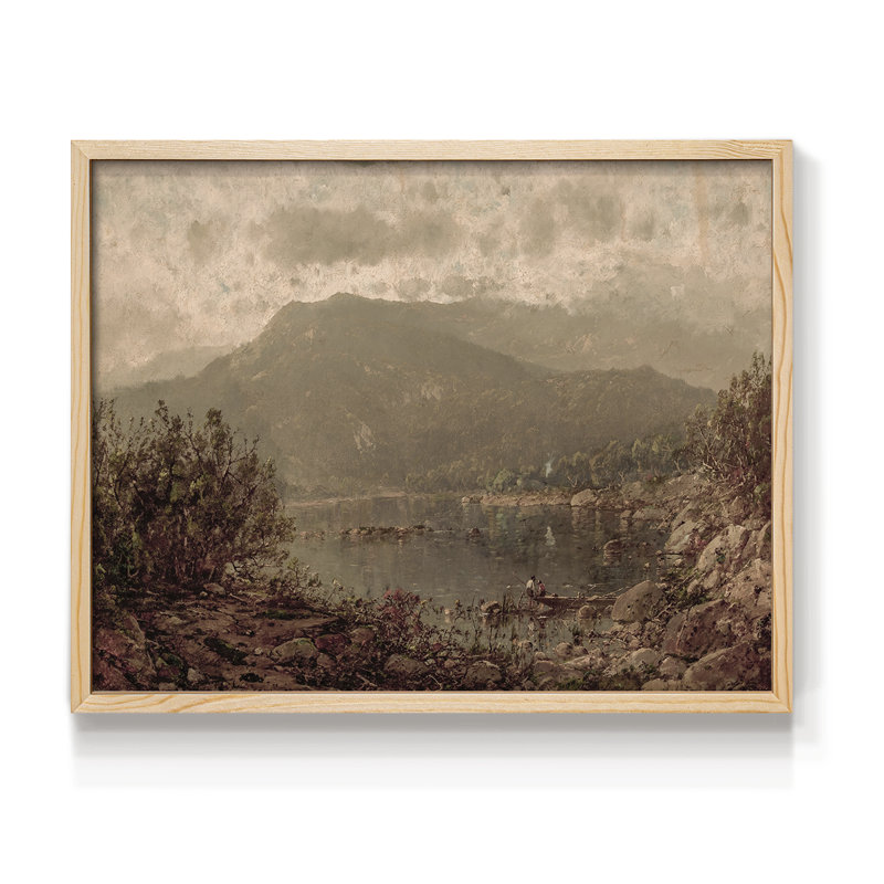 Paysages rétro-DC XXVII-impression encadrée - réaménageable, H 8 po x l 10 po, Naturel