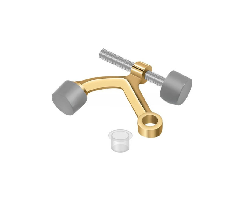Deltana HP70CR003 Hinge Pin Stop, Hinge Mounted in PVD Polished Brass, PVD Polished Brass