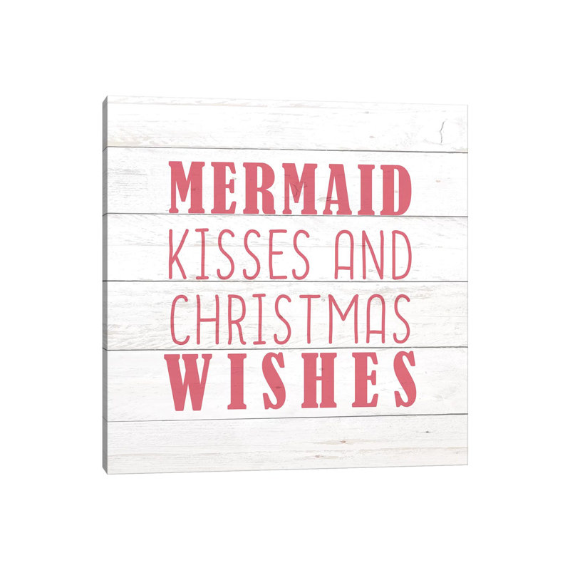 Mermaid Kisses by Kimberly Allen - Wrapped Canvas Gallery-Wrapped Canvas Giclée, 45.72 cm H x 45.72 cm W