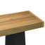 120cm Solid Wood Top Console Table