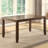 Dorothea Rustic Oak Wood Four Legs Base Dining Table