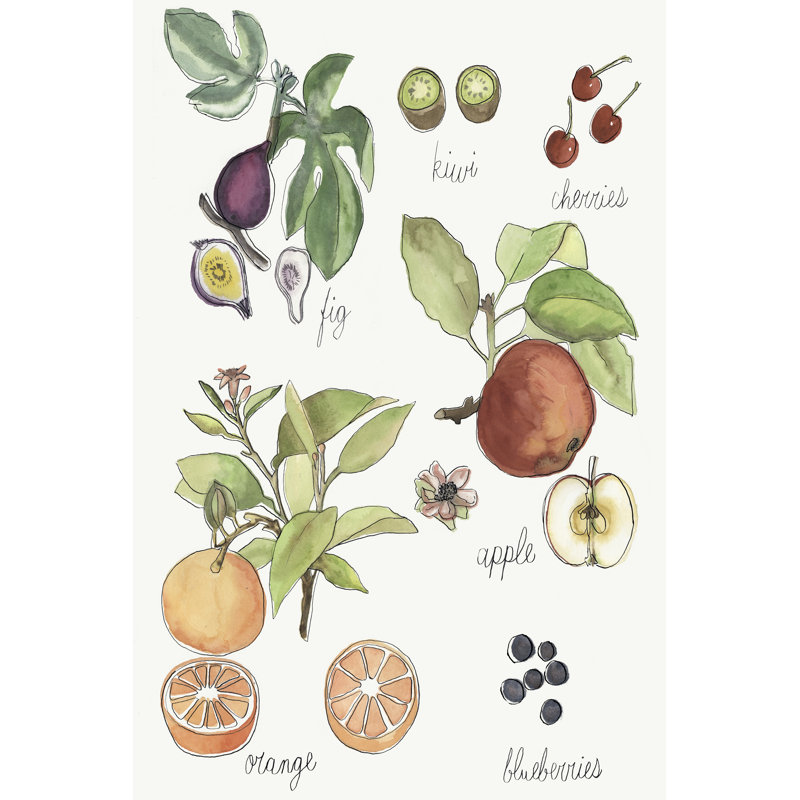 Fruit Medley I by Norman Wyatt Jr. - Wrapped Canvas Painting, 122cm H x 122cm W x 3.8cm D