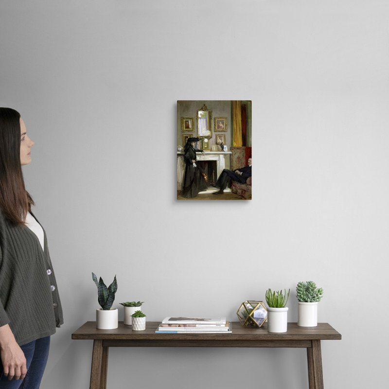 Reproduction d'art sur toile, H 16 po x l 12 po x P 1,25 po, Toile tendue