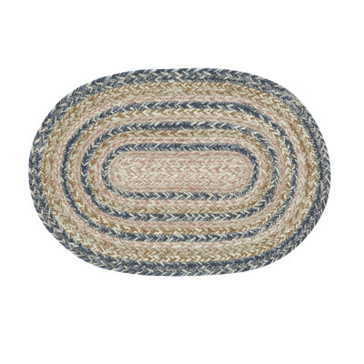 Liseron Jute Geometric Oval Placemat