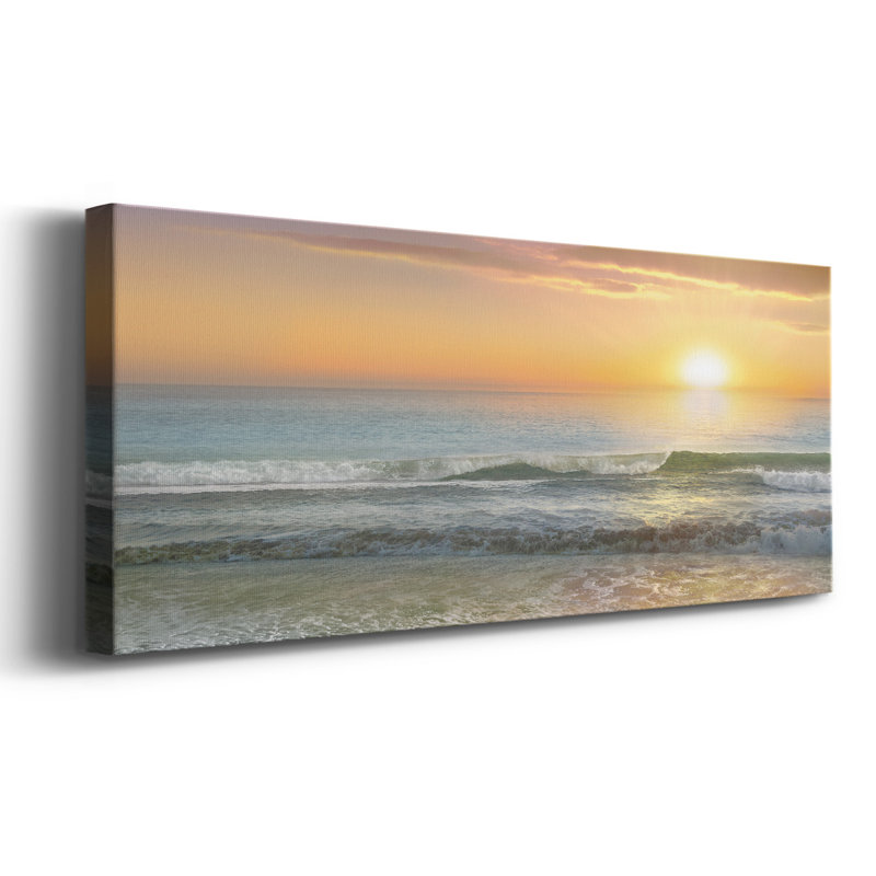 Dawn Rays - Toile tendue avec châssis, H 24 po x l 60 po x P 1,5 po