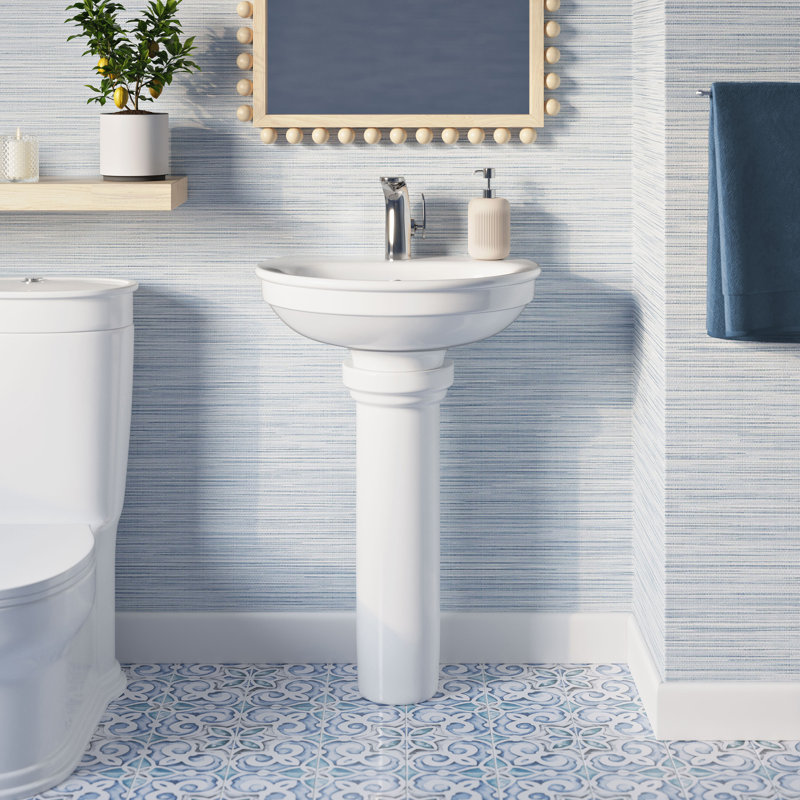 Santorini Two-Piece Pedestal Sink