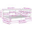 Bookcase Bed Engineered Wood-579053318-579053312