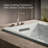 Underscore Rectangle 60-In X 30-In Heated Bubblemassage Air Bath With Reversible Drain-51704268