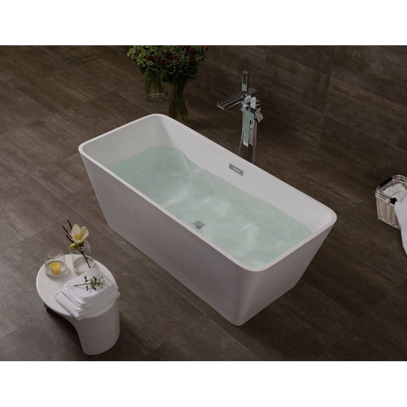 59'' x 26'' Soaking Solid Surface Bathtub