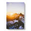 Sun Over The Mountains In Abstract - Wrapped Canvas Print-55340610