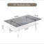 Table basse rectangulaire, plateau de table en verre trempé avec pieds en métal, table de salon moderne-1740301386-1740301385