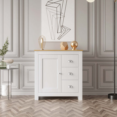 Armoire de cuisine avec buffet, salle à manger blanche brillante, armoire de rangement, couloir, salon, meuble télé, meuble de présentation avec tiroir et 2 portes