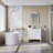 Wall Mounted Bathroom Framed LED Mirror With Memory Function-1289264547-1340570947