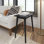Leaford Solid Wood Top End Table