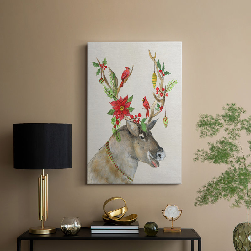Renne ludique I - Cavas enveloppés de galerie, H 60 po x l 40 po