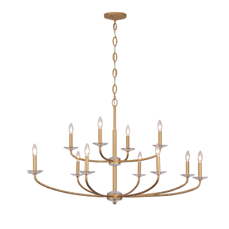 Mercer41 Lobianco - Chandelier, 12, 28.25" H x 48" W x 48" D