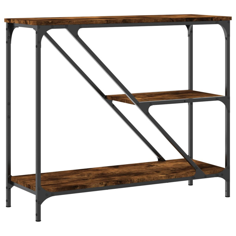 88.5cm Console Table, Smoked Oak