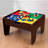 2-in-1 Wooden Activity Table with Board, Train Set and 195 Bricks-15425798