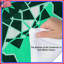 Édredon vert à motif kaléidoscope-127458692