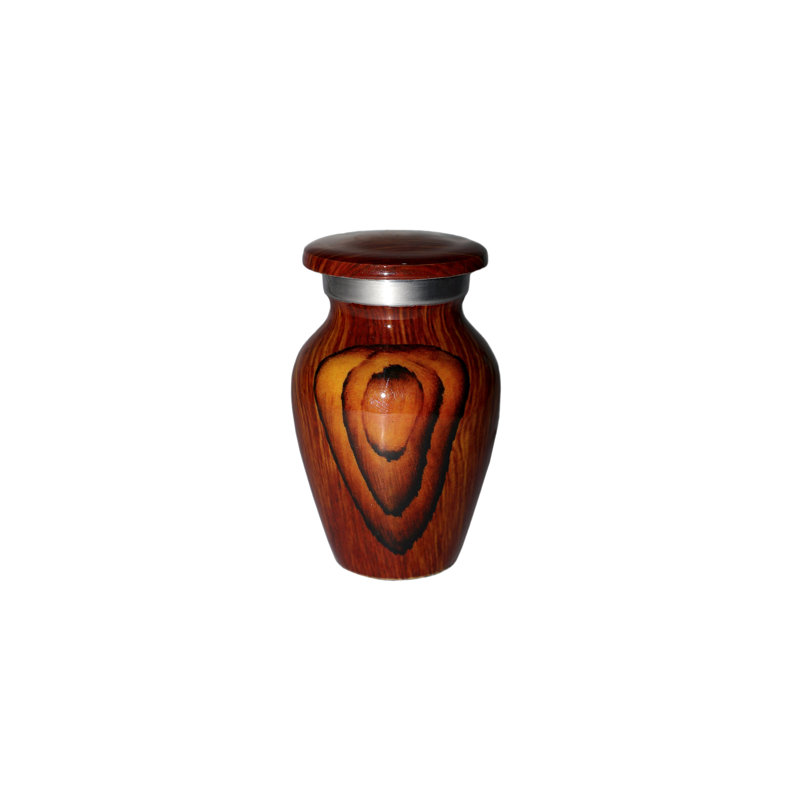 URN Token With Wooden Finish, Walnut