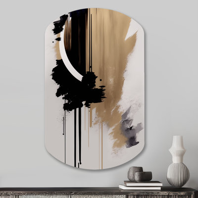 Soll - Abstract Cylinder Shape Irregular Metal Wall Decor