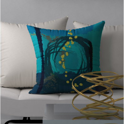 Abstract Throw Pillow