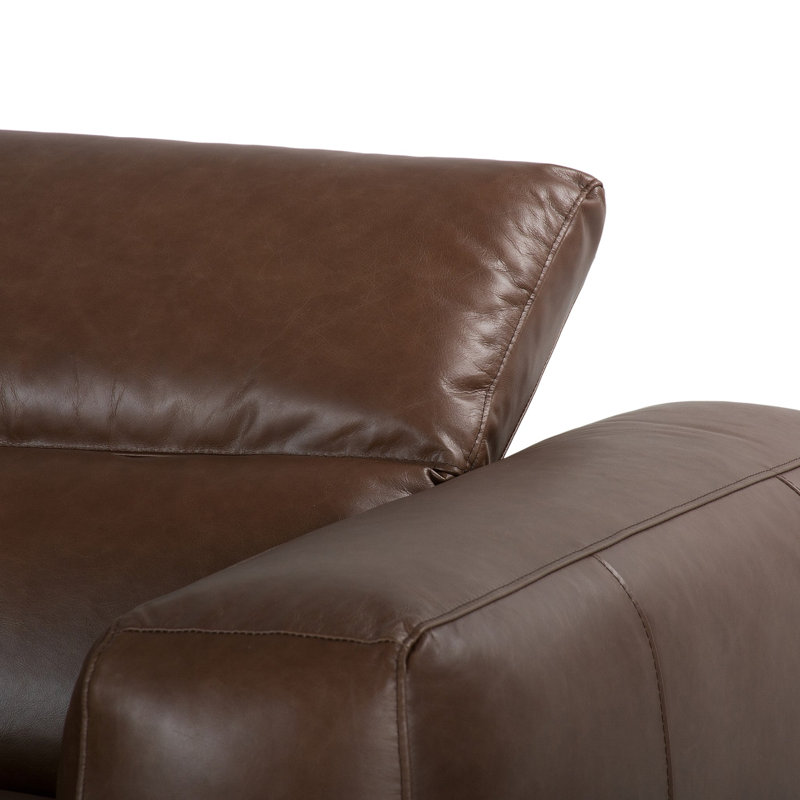 Radley Leather Modular and Reclining Sofa & Chaise, Left Hand Facing, Sonoma Coco Top Grain Leather