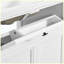 Meuble de salle de bain autoportant blanc de 70,6 cm (27,8 po), meuble de rangement compact pour l'organisation de la salle de bain-659288437-659288436