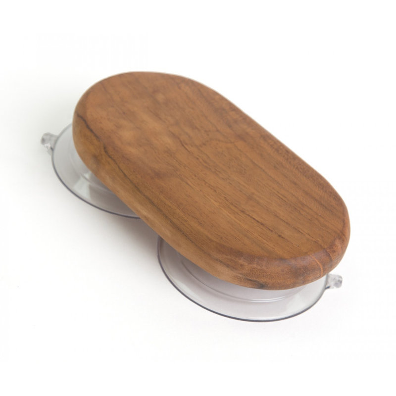The Original Moa Teak Shower Suction Holder