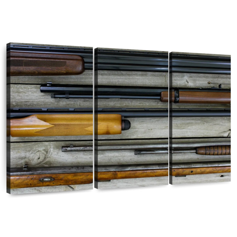 Senne Vintage Guns, 42" H x 65" W